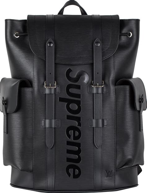 supreme lv backpack black